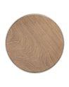 MESITA NATURAL-BLANCO DM-METAL 36 X 36 X 46 CM
