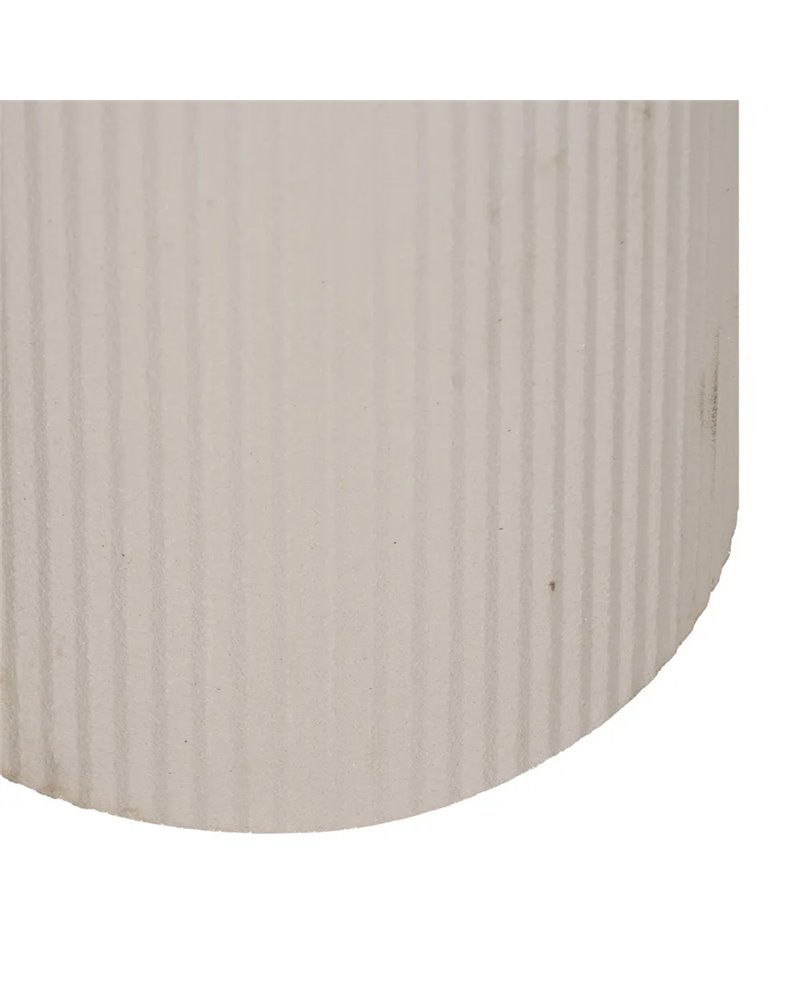 MESITA NATURAL-BLANCO DM-METAL 36 X 36 X 46 CM