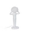 LÁMPARA MESA FIGURA BLANCO RESINA 27 X 18 X 52,50 CM