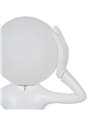 LÁMPARA MESA FIGURA BLANCO RESINA 27 X 18 X 52,50 CM