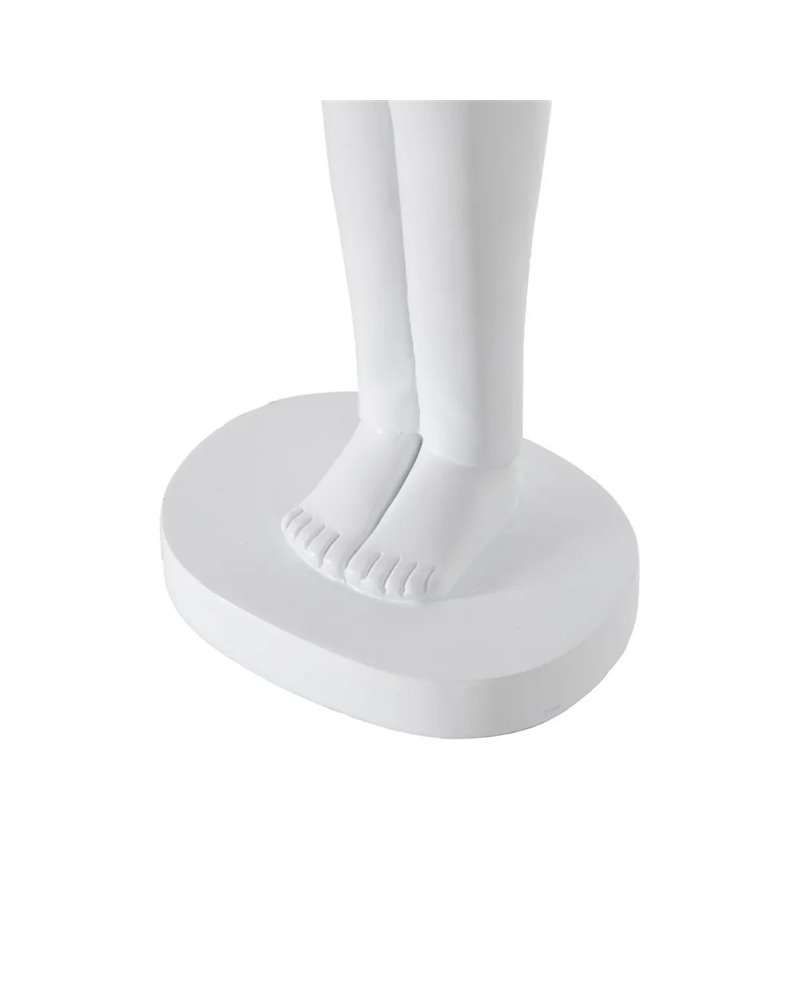 LÁMPARA MESA FIGURA BLANCO RESINA 27 X 18 X 52,50 CM