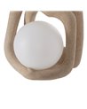LÁMPARA MESA PAREJA ARENA RESINA 20 X 16,50 X 27,50 CM