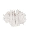 FIGURA CORAL BLANCO RESINA DECORACIÓN 27,50 X 13,50 X 19,50