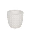 S/3 MACETEROS BLANCO FIBRA DE MAGNESIO 37 X 37 X 35,50 CM