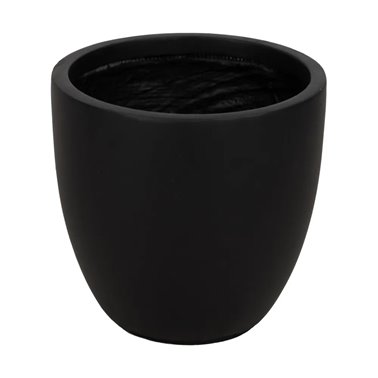 S/4 MACETEROS NEGRO FIBRA...