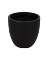 S/4 MACETEROS NEGRO FIBRA DE MAGNESIO 44 X 44 X 41,50 CM