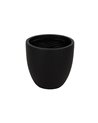 S/4 MACETEROS NEGRO FIBRA DE MAGNESIO 44 X 44 X 41,50 CM