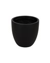 S/4 MACETEROS NEGRO FIBRA DE MAGNESIO 44 X 44 X 41,50 CM