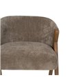 SILLA TAUPE MADERA DE ABEDUL SALÓN 58 X 59,50 X 68,50 CM