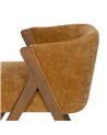 SILLA AMARILLO MADERA DE ABEDUL SALÓN 58 X 59,50 X 68,50 CM