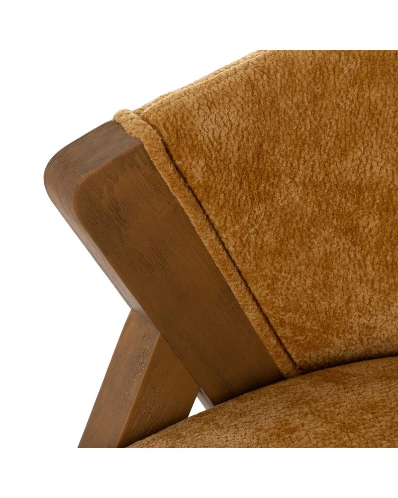 SILLA AMARILLO MADERA DE ABEDUL SALÓN 58 X 59,50 X 68,50 CM