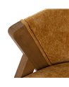 SILLA AMARILLO MADERA DE ABEDUL SALÓN 58 X 59,50 X 68,50 CM