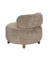 SILLÓN TAUPE MADERA DE ABEDUL SALÓN 78 X 82 X 71 CM