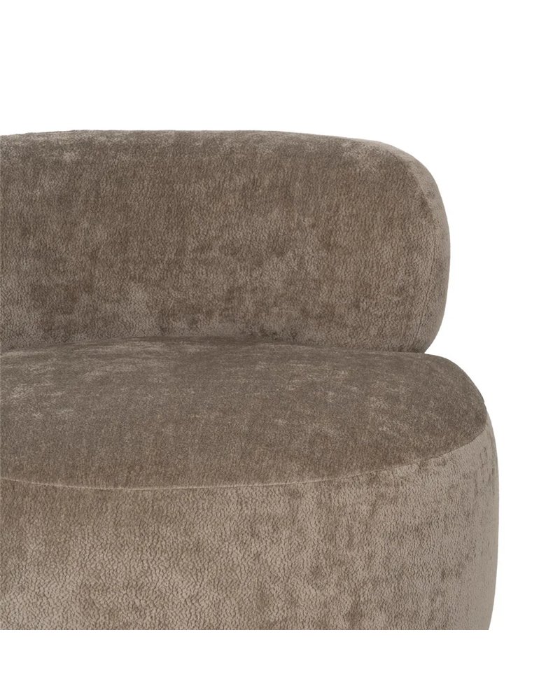 SILLÓN TAUPE MADERA DE ABEDUL SALÓN 78 X 82 X 71 CM