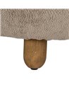 SILLÓN TAUPE MADERA DE ABEDUL SALÓN 78 X 82 X 71 CM