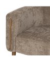 SILLÓN TAUPE MADERA DE ABEDUL SALÓN 73 X 73 X 68 CM