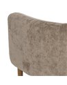 SILLÓN TAUPE MADERA DE ABEDUL SALÓN 73 X 73 X 68 CM