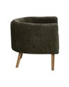 SILLÓN VERDE MADERA DE ABEDUL SALÓN 73 X 73 X 68 CM