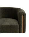 SILLÓN VERDE MADERA DE ABEDUL SALÓN 73 X 73 X 68 CM