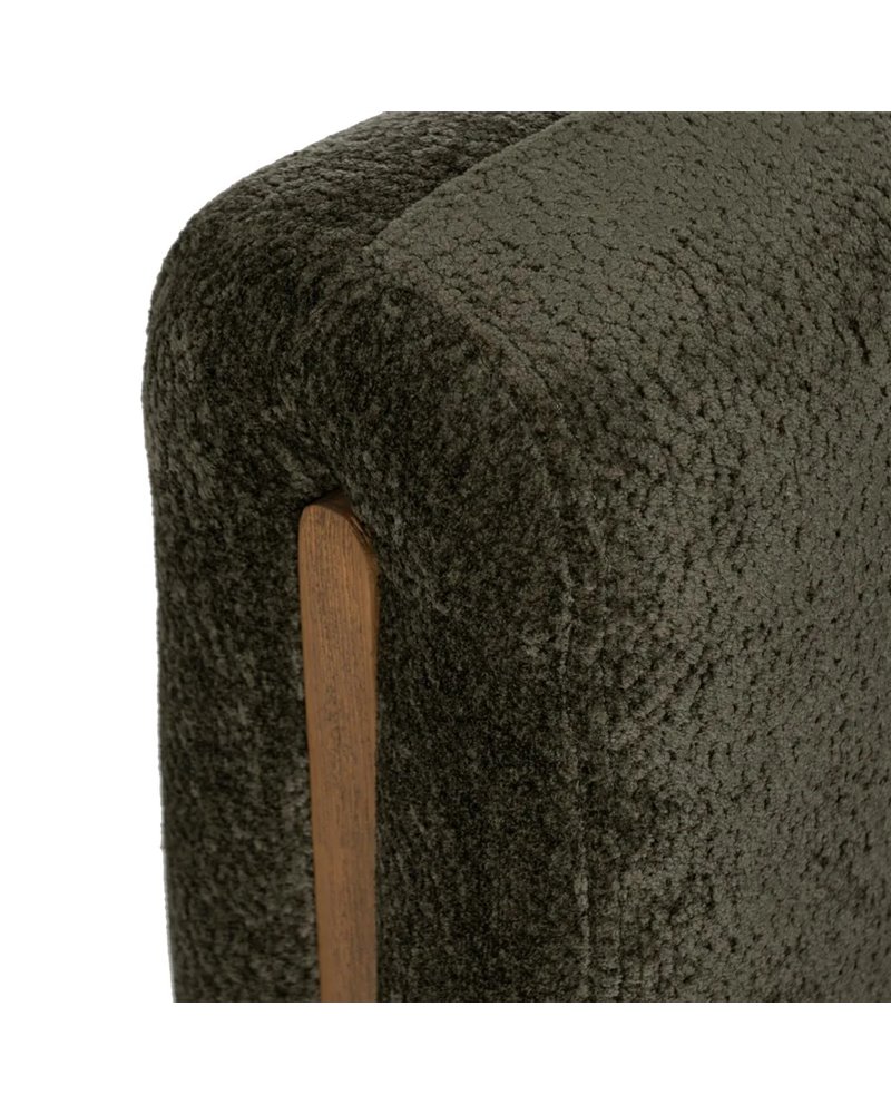 SILLÓN VERDE MADERA DE ABEDUL SALÓN 73 X 73 X 68 CM
