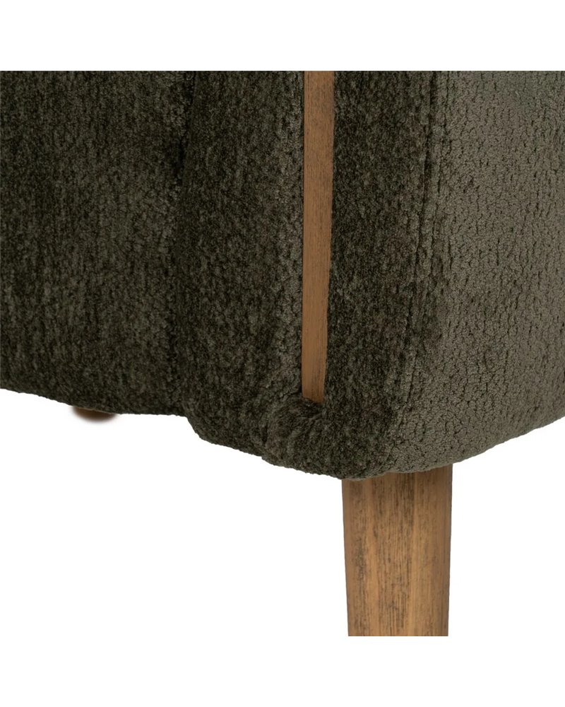 SILLÓN VERDE MADERA DE ABEDUL SALÓN 73 X 73 X 68 CM