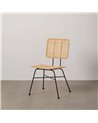 SILLA FIBRA NATURAL-METAL SALÓN 51 X 50 X 84 CM
