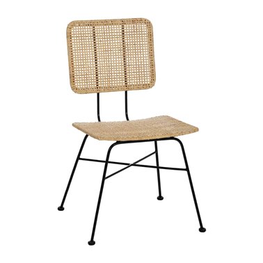 SILLA FIBRA NATURAL-METAL...