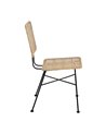 SILLA FIBRA NATURAL-METAL SALÓN 51 X 50 X 84 CM