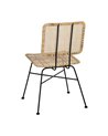 SILLA FIBRA NATURAL-METAL SALÓN 51 X 50 X 84 CM