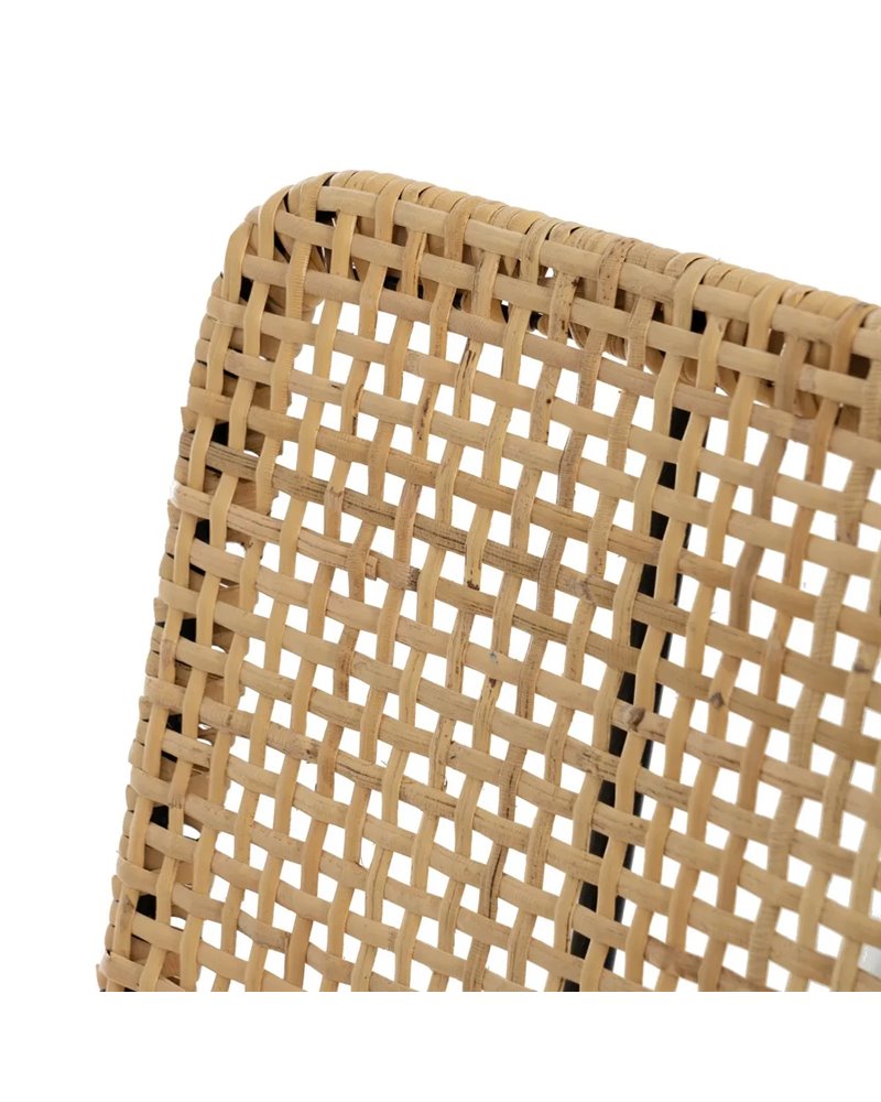 SILLA FIBRA NATURAL-METAL SALÓN 51 X 50 X 84 CM