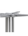 PATAS PARA MESA CROMO ALUMINIO SALÓN 45 X 45 X 72 CM