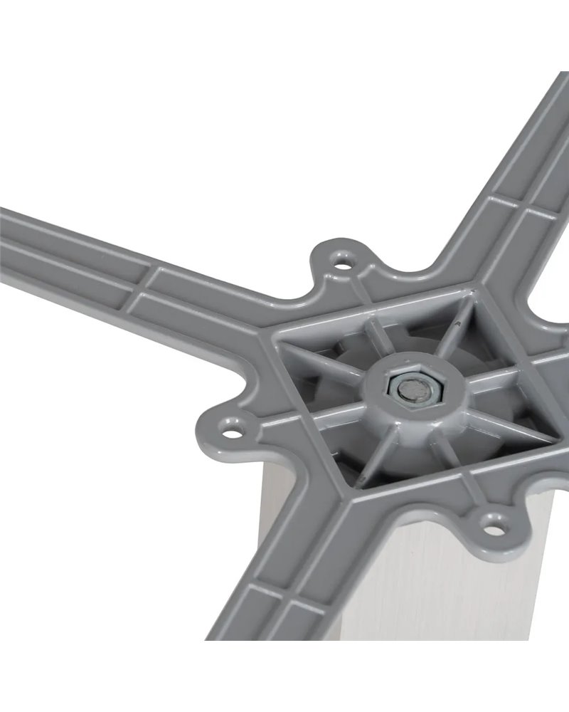 PATAS PARA MESA CROMO ALUMINIO SALÓN 45 X 45 X 72 CM