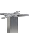 PATAS PARA MESA CROMO ALUMINIO SALÓN 45 X 45 X 72 CM