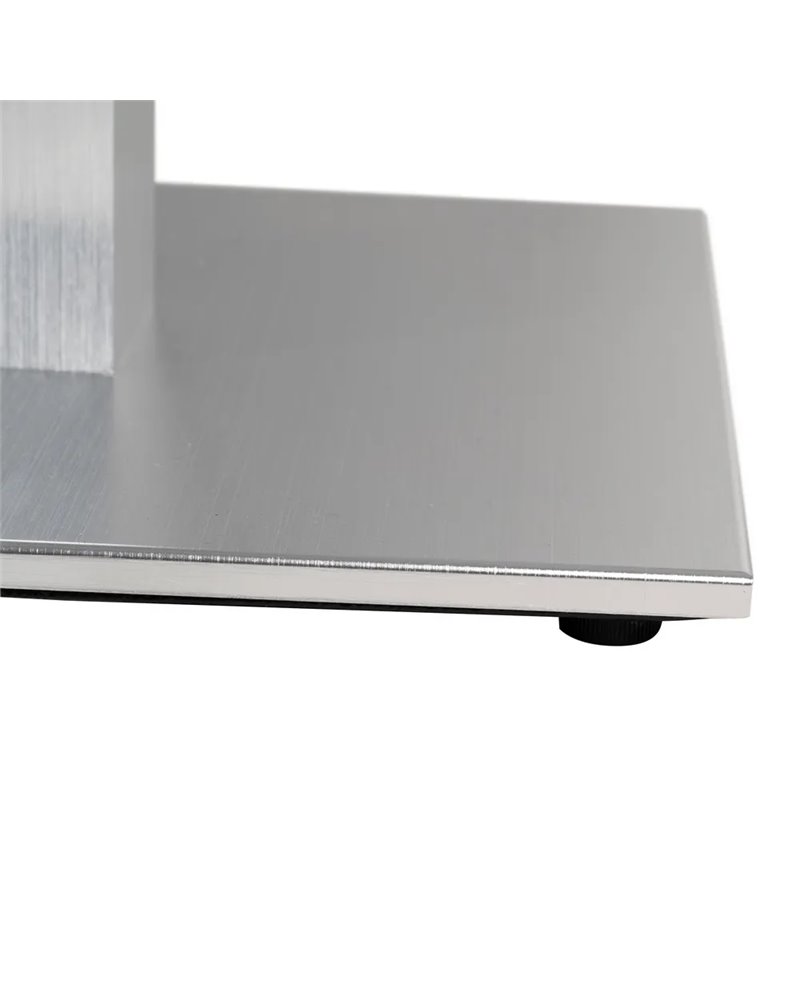 PATAS PARA MESA CROMO ALUMINIO SALÓN 45 X 45 X 72 CM