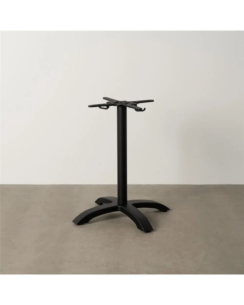 PATAS PARA MESA NEGRO ALUMINIO SALÓN 66 X 66 X 72 CM