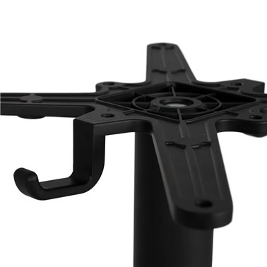 PATAS PARA MESA NEGRO ALUMINIO SALÓN 66 X 66 X 72 CM