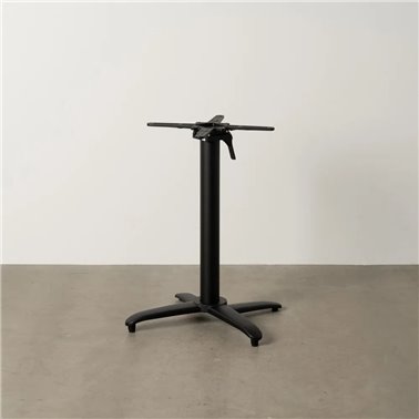 PATAS PARA MESA PLEGABLE NEGRO ALUMINIO 62 X 62 X 72 CM