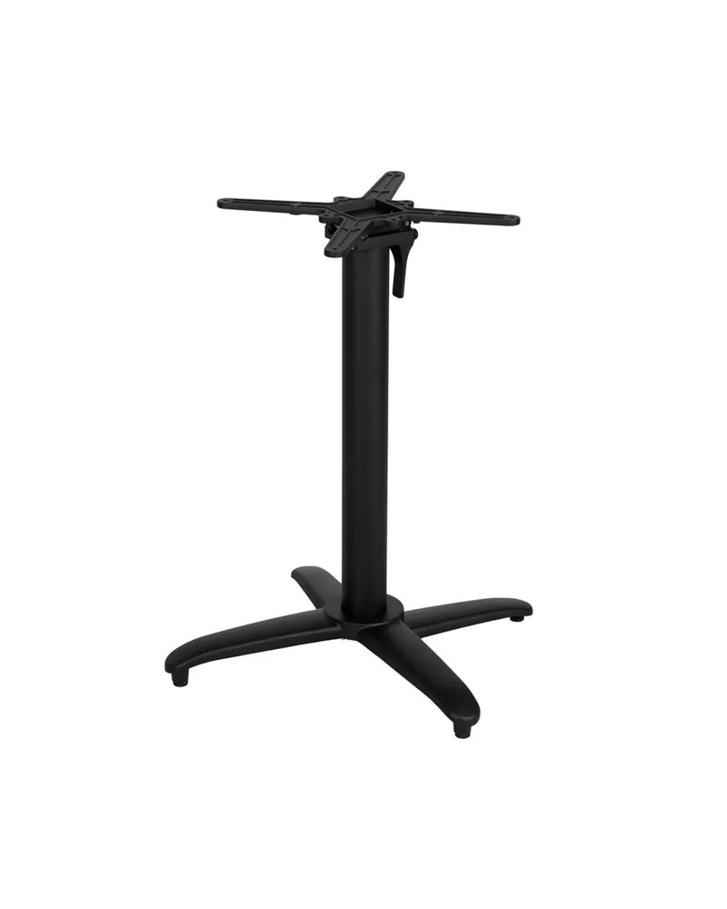PATAS PARA MESA PLEGABLE NEGRO ALUMINIO 62 X 62 X 72 CM