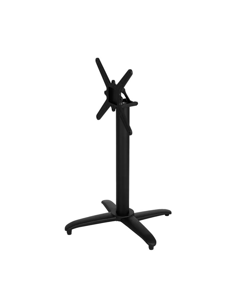 PATAS PARA MESA PLEGABLE NEGRO ALUMINIO 62 X 62 X 72 CM