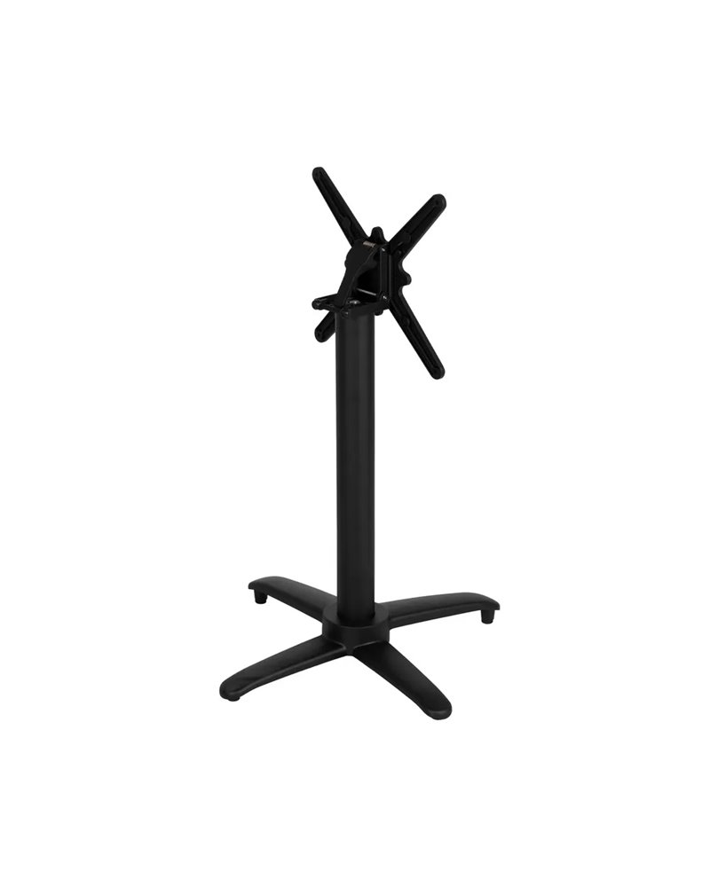 PATAS PARA MESA PLEGABLE NEGRO ALUMINIO 62 X 62 X 72 CM
