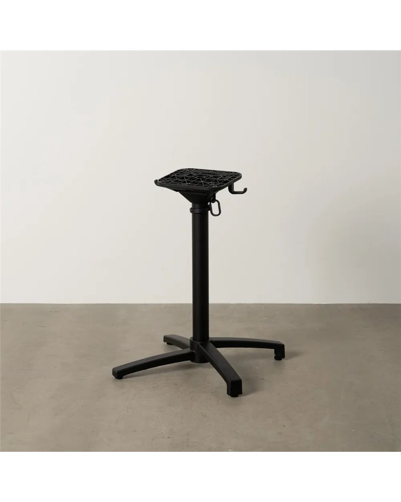 PATAS PARA MESA PLEGABLE NEGRO ALUMINIO 67 X 67 X 72 CM
