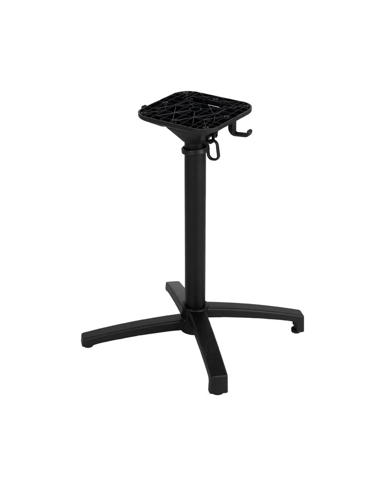 PATAS PARA MESA PLEGABLE NEGRO ALUMINIO 67 X 67 X 72 CM