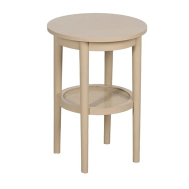 MESA AUXILIAR CREMA DM 40 X...