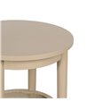 MESA AUXILIAR CREMA DM 40 X 40 X 56 CM