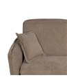 SOFÁ-CAMA TAUPE TEJIDO-METAL SALÓN 214 X 106 X 84 CM