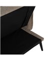 SOFÁ-CAMA TAUPE TEJIDO-METAL SALÓN 214 X 106 X 84 CM