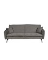 SOFÁ-CAMA GRIS TEJIDO-METAL SALÓN 214 X 106 X 84 CM