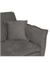 SOFÁ-CAMA GRIS TEJIDO-METAL SALÓN 214 X 106 X 84 CM
