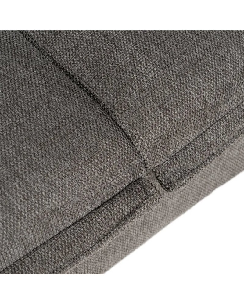 SOFÁ-CAMA GRIS TEJIDO-METAL SALÓN 214 X 106 X 84 CM