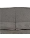 SOFÁ-CAMA GRIS TEJIDO-METAL SALÓN 214 X 106 X 84 CM